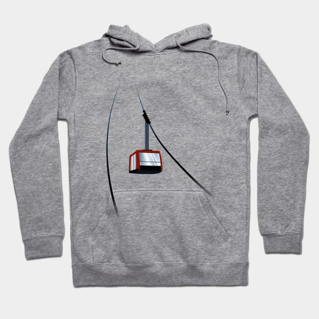 Reb cable car Hoodie by leewarddesign